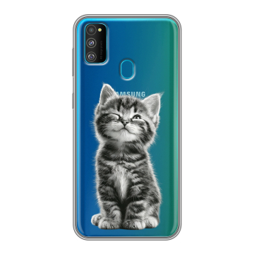 Силиконовый чехол на Samsung Galaxy M30s с принтом Котенок Силиконовый чехол на Samsung Galaxy M30s с принтом Котенок