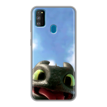 Силиконовый чехол на Samsung Galaxy M30s с принтом Как приручить дракона Силиконовый чехол на Samsung Galaxy M30s с принтом Как приручить дракона