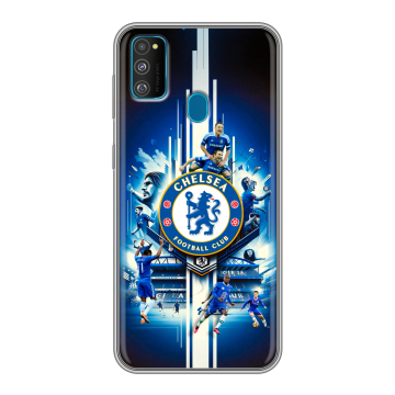 Силиконовый чехол на Samsung Galaxy M30s с принтом Chelsea Челси Силиконовый чехол на Samsung Galaxy M30s с принтом Chelsea Челси