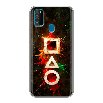 Силиконовый чехол на Samsung Galaxy M30s с принтом Squid Game Игра кальмара Силиконовый чехол на Samsung Galaxy M30s с принтом Squid Game Игра кальмара