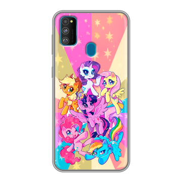 Силиконовый чехол на Samsung Galaxy M30s с принтом My little pony Дружба чудо Силиконовый чехол на Samsung Galaxy M30s с принтом My little pony Дружба чудо
