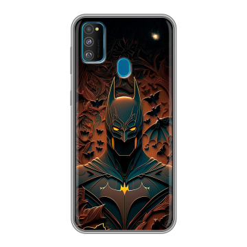 Силиконовый чехол на Samsung Galaxy M30s с принтом Batman Бэтмен Силиконовый чехол на Samsung Galaxy M30s с принтом Batman Бэтмен