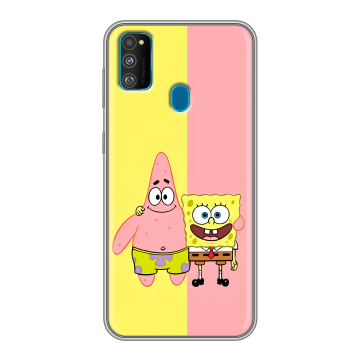 Силиконовый чехол на Samsung Galaxy M30s с принтом Спанч боб Спанчбоб Силиконовый чехол на Samsung Galaxy M30s с принтом Спанч боб Спанчбоб