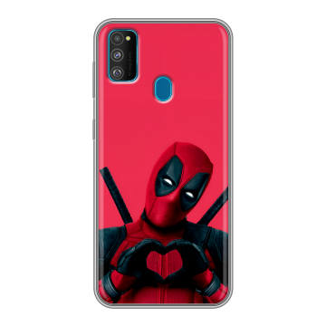 Силиконовый чехол на Samsung Galaxy M30s с принтом Дедпул Deadpool Силиконовый чехол на Samsung Galaxy M30s с принтом Дедпул Deadpool