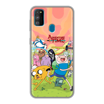 Силиконовый чехол на Samsung Galaxy M30s с принтом Adventure time Время приключений Силиконовый чехол на Samsung Galaxy M30s с принтом Adventure time Время приключений