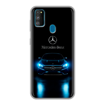 Силиконовый чехол на Samsung Galaxy M30s с принтом Mercedes Мерседес Силиконовый чехол на Samsung Galaxy M30s с принтом Mercedes Мерседес