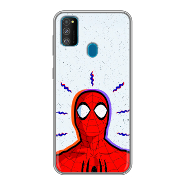 Силиконовый чехол на Samsung Galaxy M30s с принтом Spiderman Человек паук Силиконовый чехол на Samsung Galaxy M30s с принтом Spiderman Человек паук
