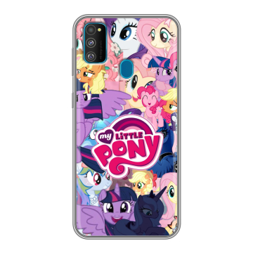 Силиконовый чехол на Samsung Galaxy M30s с принтом My little pony Дружба чудо Силиконовый чехол на Samsung Galaxy M30s с принтом My little pony Дружба чудо