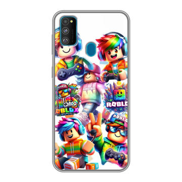 Силиконовый чехол на Samsung Galaxy M30s с принтом Roblox Роблокс Силиконовый чехол на Samsung Galaxy M30s с принтом Roblox Роблокс