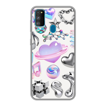 Силиконовый чехол на Samsung Galaxy M30s с принтом Y2K Силиконовый чехол на Samsung Galaxy M30s с принтом Y2K