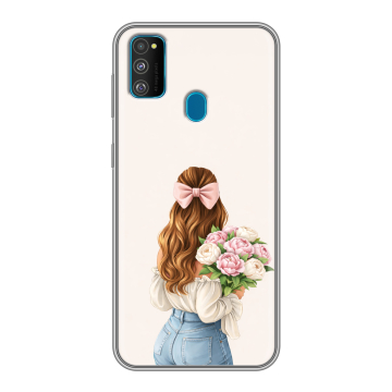 Силиконовый чехол на Samsung Galaxy M30s с принтом женский Силиконовый чехол на Samsung Galaxy M30s с принтом женский