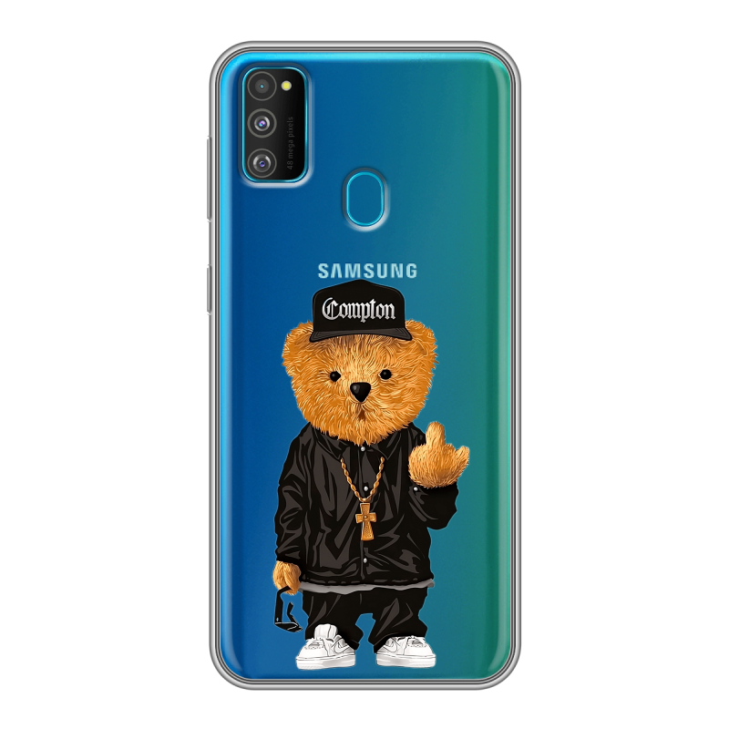 Силиконовый чехол на Samsung Galaxy M30s с принтом Плюшевый медведь Силиконовый чехол на Samsung Galaxy M30s с принтом Плюшевый медведь