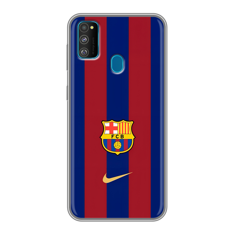 Силиконовый чехол на Samsung Galaxy M30s с принтом Барселона Barcelona Силиконовый чехол на Samsung Galaxy M30s с принтом Барселона Barcelona
