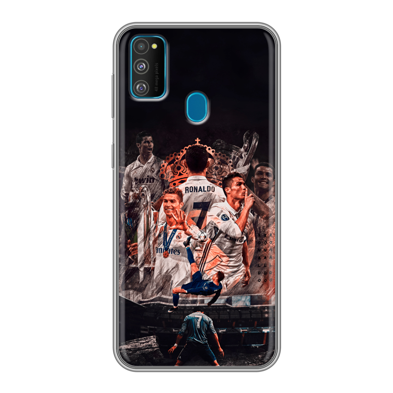 Силиконовый чехол на Samsung Galaxy M30s с принтом Реал Роналдо Real Ronaldo Силиконовый чехол на Samsung Galaxy M30s с принтом Реал Роналдо Real Ronaldo