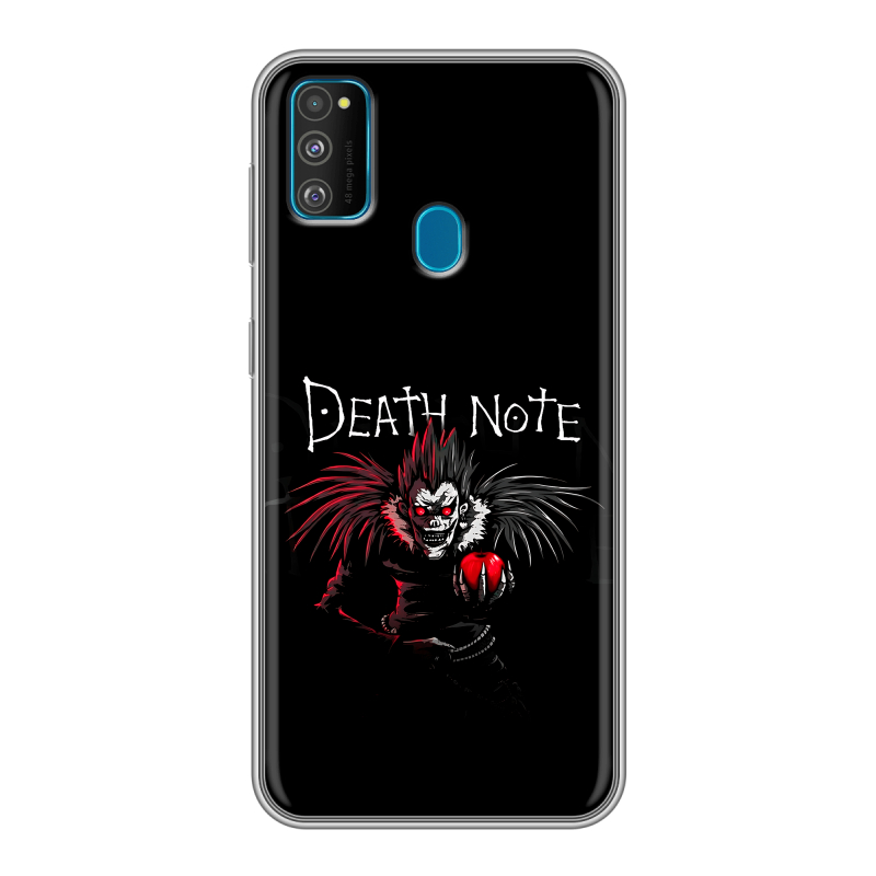 Силиконовый чехол на Samsung Galaxy M30s с принтом Death note Тетрадь смерти Силиконовый чехол на Samsung Galaxy M30s с принтом Death note Тетрадь смерти