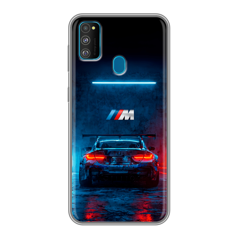 Силиконовый чехол на Samsung Galaxy M30s с принтом BMW БМВ Силиконовый чехол на Samsung Galaxy M30s с принтом BMW БМВ