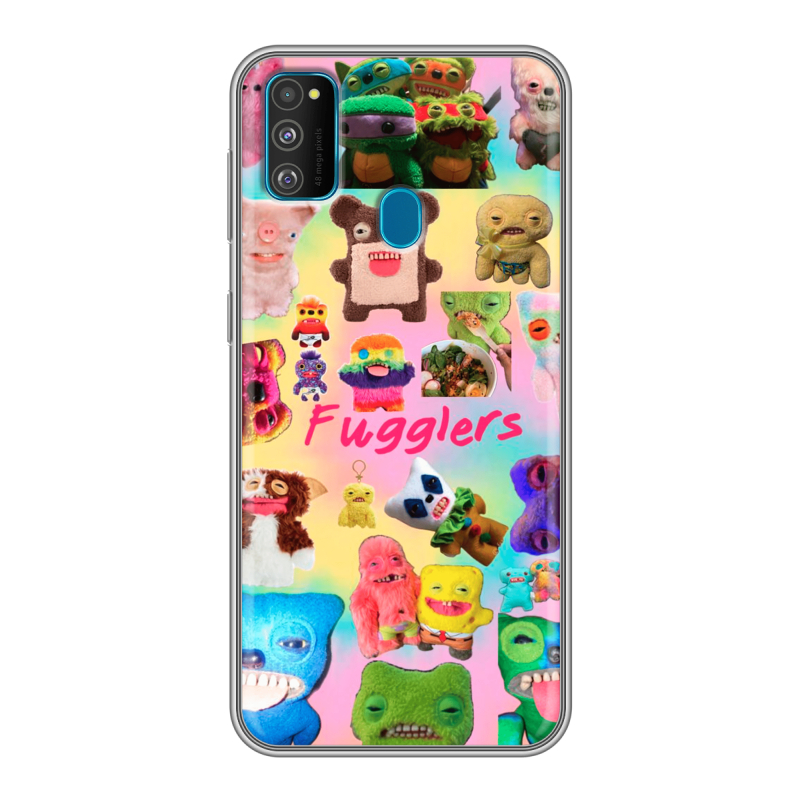 Силиконовый чехол на Samsung Galaxy M30s с принтом Флагер Fuggler Силиконовый чехол на Samsung Galaxy M30s с принтом Флагер Fuggler
