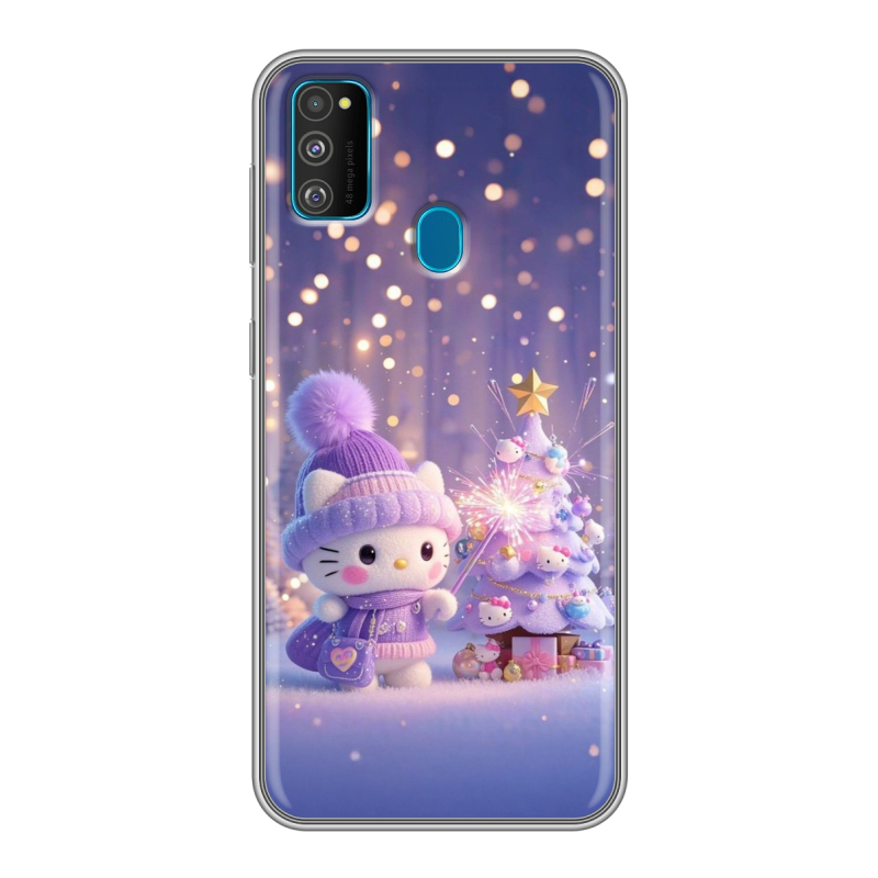 Силиконовый чехол на Samsung Galaxy M30s с принтом Новый год Силиконовый чехол на Samsung Galaxy M30s с принтом Новый год