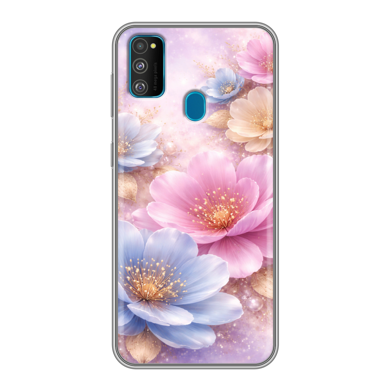 Силиконовый чехол на Samsung Galaxy M30s с принтом женский Силиконовый чехол на Samsung Galaxy M30s с принтом женский