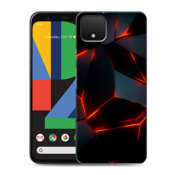 Силиконовый чехол на Google Pixel 4 XL с принтом Яркие абстракции