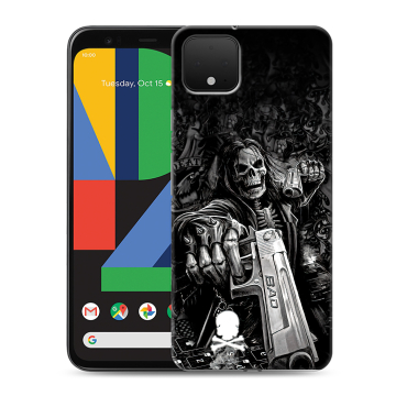 Силиконовый чехол на Google Pixel 4 XL с принтом Скелет