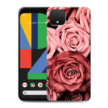 Силиконовый чехол на Google Pixel 4 XL с принтом Цветы розы