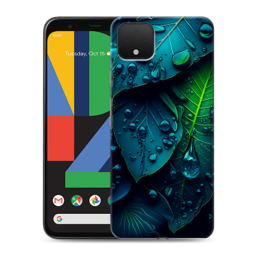 Силиконовый чехол на Google Pixel 4 XL с принтом Листья