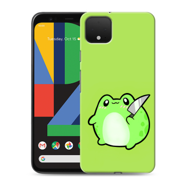 Силиконовый чехол на Google Pixel 4 XL с принтом Лягушенок Силиконовый чехол на Google Pixel 4 XL с принтом Лягушенок