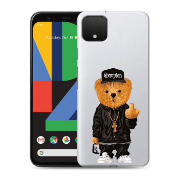 Силиконовый чехол на Google Pixel 4 XL с принтом Мишка Силиконовый чехол на Google Pixel 4 XL с принтом Мишка