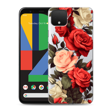Силиконовый чехол на Google Pixel 4 XL с принтом Розы Силиконовый чехол на Google Pixel 4 XL с принтом Розы