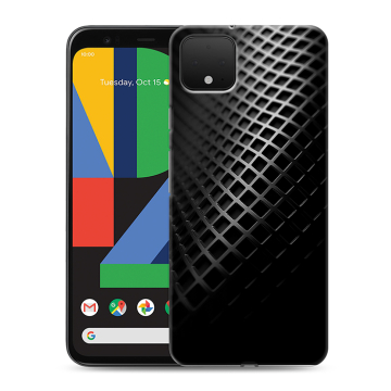 Силиконовый чехол на Google Pixel 4 XL с принтом Текстура металла