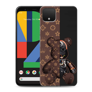 Силиконовый чехол на Google Pixel 4 XL с принтом Луи робот