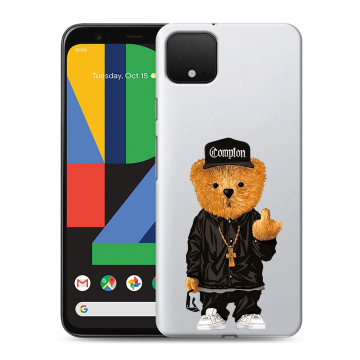 Силиконовый чехол на Google Pixel 4 XL с принтом Плюшевый медведь Силиконовый чехол на Google Pixel 4 XL с принтом Плюшевый медведь