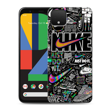 Силиконовый чехол на Google Pixel 4 XL с принтом Найк Силиконовый чехол на Google Pixel 4 XL с принтом Найк
