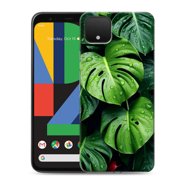 Силиконовый чехол на Google Pixel 4 XL с принтом Листья Силиконовый чехол на Google Pixel 4 XL с принтом Листья