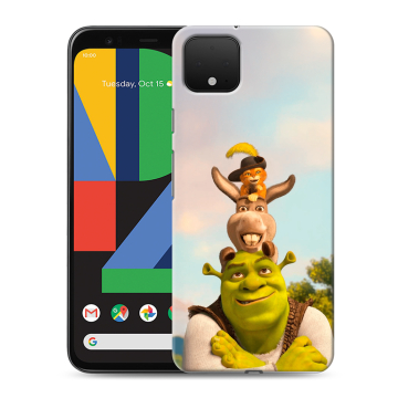 Силиконовый чехол на Google Pixel 4 XL с принтом Шрек Shrek