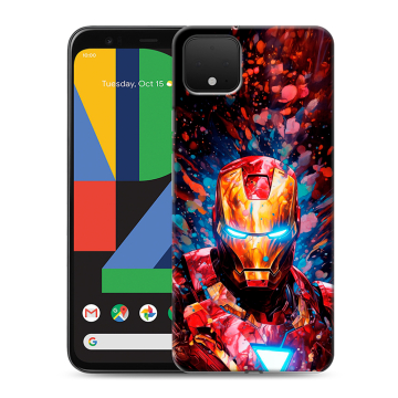 Силиконовый чехол на Google Pixel 4 XL с принтом Железный человек Ironman Силиконовый чехол на Google Pixel 4 XL с принтом Железный человек Ironman