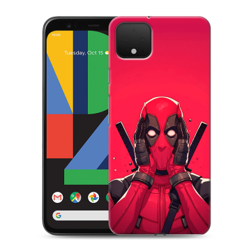 Силиконовый чехол на Google Pixel 4 XL с принтом Дедпул Deadpool