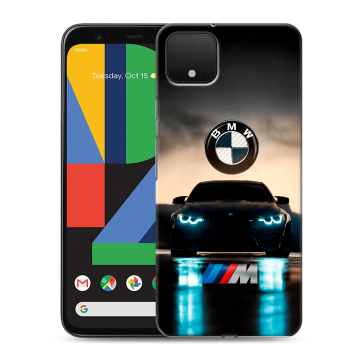 Силиконовый чехол на Google Pixel 4 XL с принтом БМВ BMW Силиконовый чехол на Google Pixel 4 XL с принтом БМВ BMW