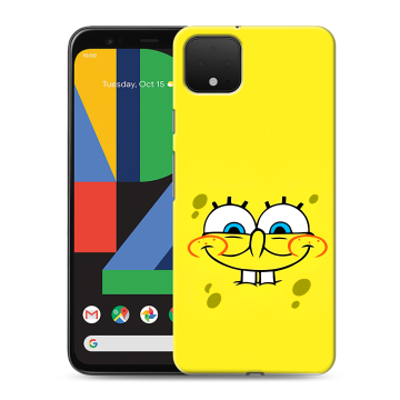 Силиконовый чехол на Google Pixel 4 XL с принтом спанчбоб спанч боб Силиконовый чехол на Google Pixel 4 XL с принтом спанчбоб спанч боб