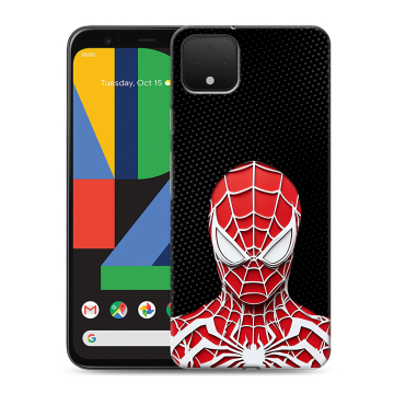Силиконовый чехол на Google Pixel 4 XL с принтом человек паук spiderman