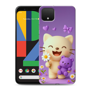 Силиконовый чехол на Google Pixel 4 XL с принтом для девочек Силиконовый чехол на Google Pixel 4 XL с принтом для девочек