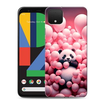 Силиконовый чехол на Google Pixel 4 XL с принтом Панда