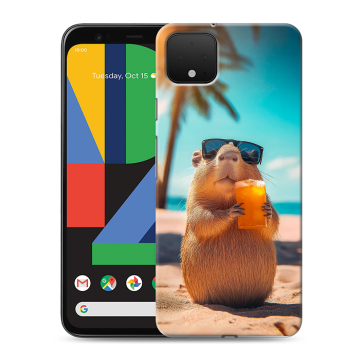 Силиконовый чехол на Google Pixel 4 XL с принтом Капибара Силиконовый чехол на Google Pixel 4 XL с принтом Капибара