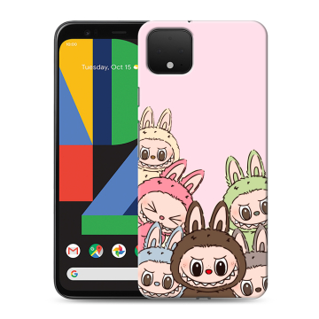 Силиконовый чехол на Google Pixel 4 XL с принтом Лабубу