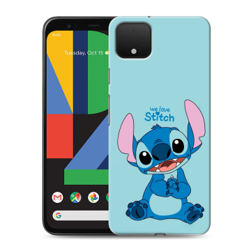 Силиконовый чехол на Google Pixel 4 XL с принтом Лило и Стич Силиконовый чехол на Google Pixel 4 XL с принтом Лило и Стич