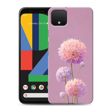 Силиконовый чехол на Google Pixel 4 XL с принтом Цветы
