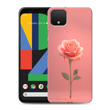 Силиконовый чехол на Google Pixel 4 XL с принтом Розовая роза