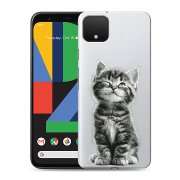 Силиконовый чехол на Google Pixel 4 XL с принтом Котенок Силиконовый чехол на Google Pixel 4 XL с принтом Котенок