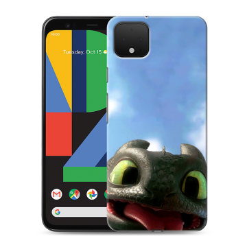 Силиконовый чехол на Google Pixel 4 XL с принтом Как приручить дракона Силиконовый чехол на Google Pixel 4 XL с принтом Как приручить дракона